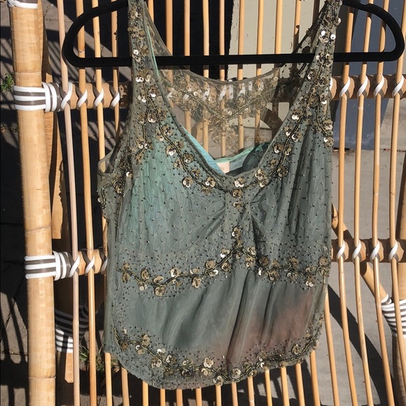 Plenty by Tracy Reese Tops - Tulle and beaded Plenty top